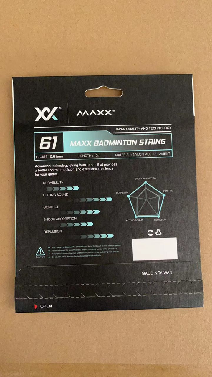 Maxx Sports performance Badminton String MX61 0.61mm