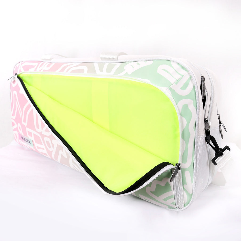 MAXX TOURNAMENT Badminton DOODLE BAG Blue Peach (MXBG029)