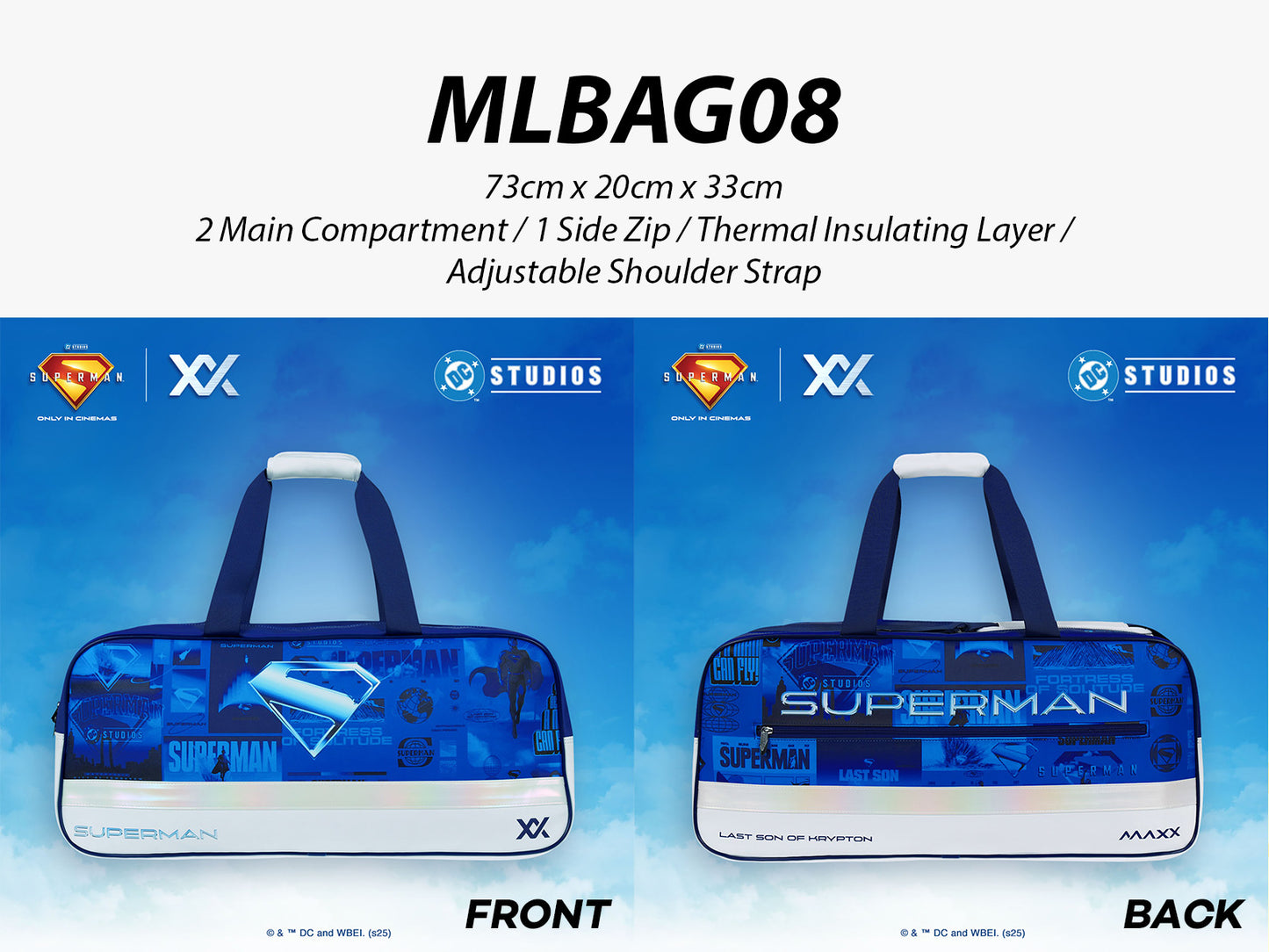 MAXX SUPERMAN Limited Edition Tornment Bag
