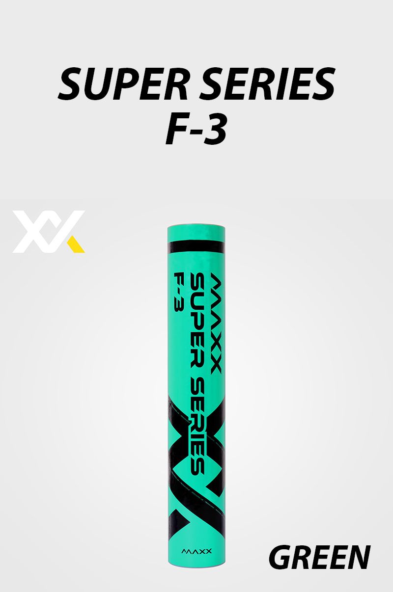 Maxx Super Series F-3 Badminton Shuttlecocks