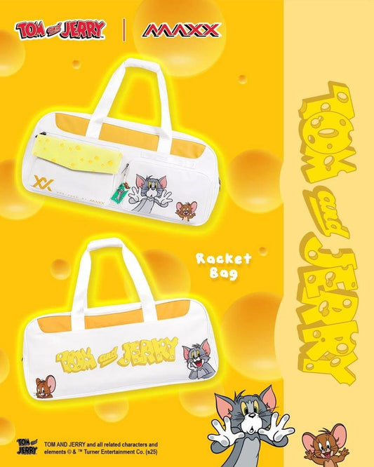 Maxx Tom & Jerry Racket Bag - With FREE Tom & Jerry Keychain)